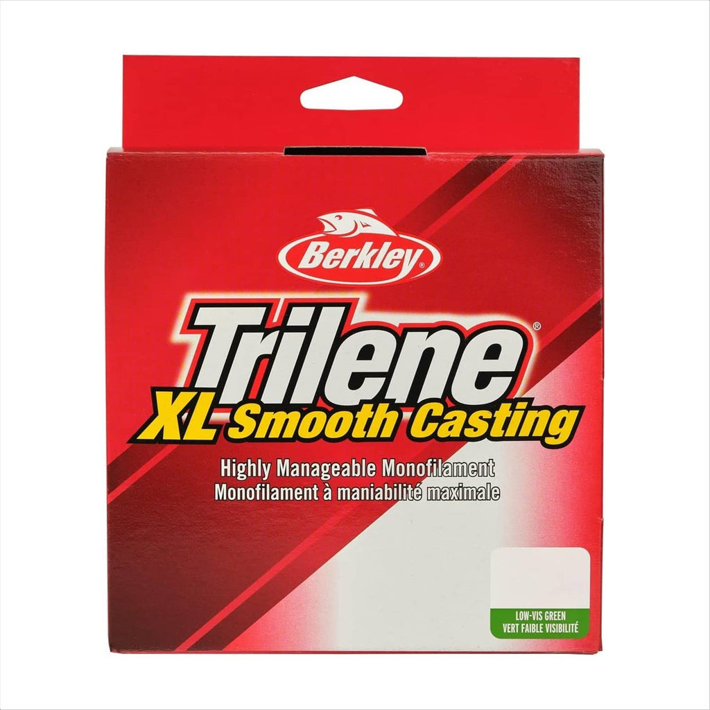 Berkley Trilene XL Smooth Casting low-vis green monofilament line box, 8 lb