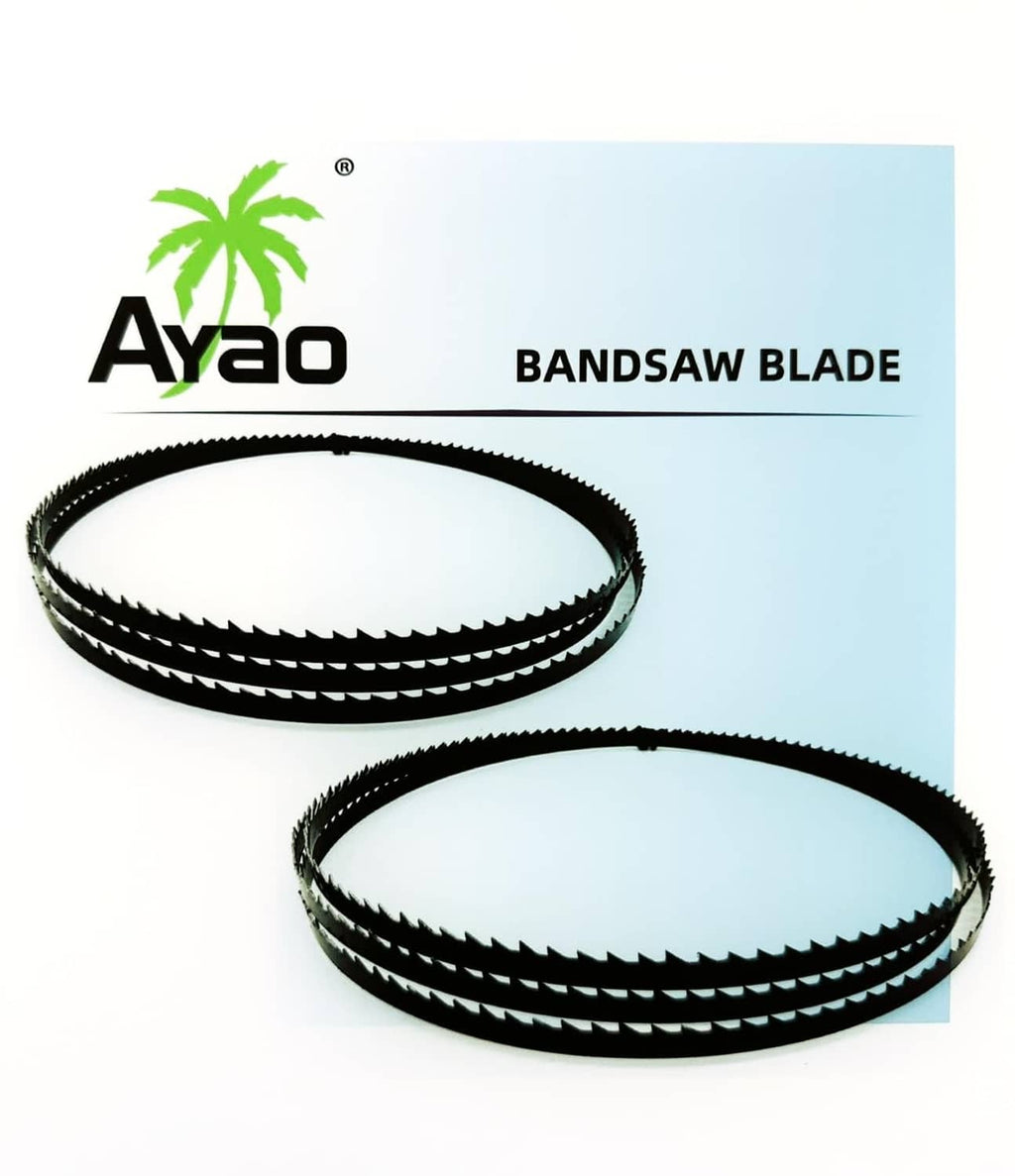 AYAO 2-pack band saw blades with fine teeth, dark metal loops