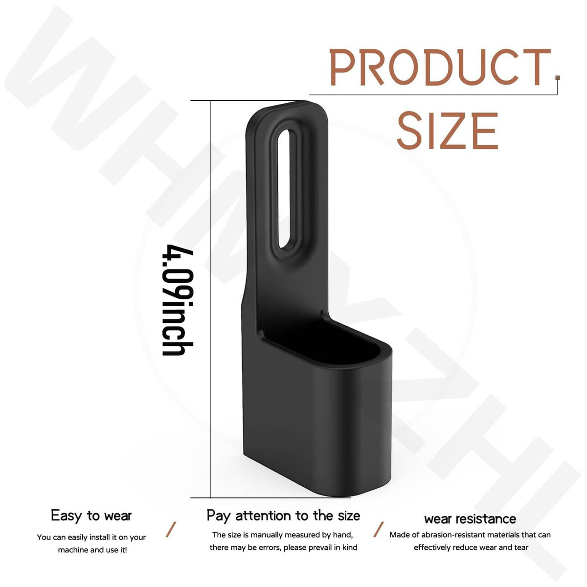Garage door sensor sun shade protector, black plastic wing-style cover for mounting