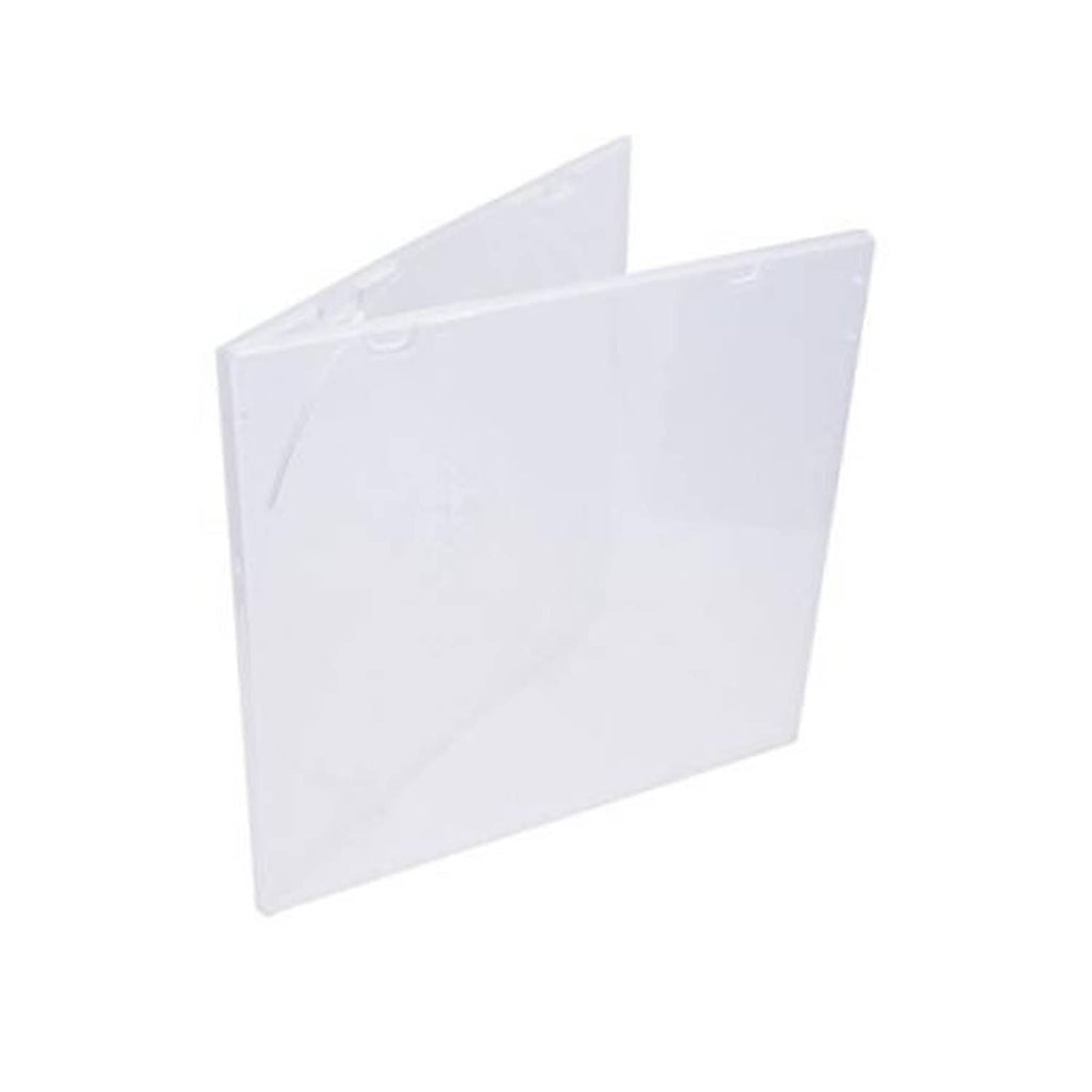 Clear slim single-disc CD case, PP plastic sleeve for 25-pack