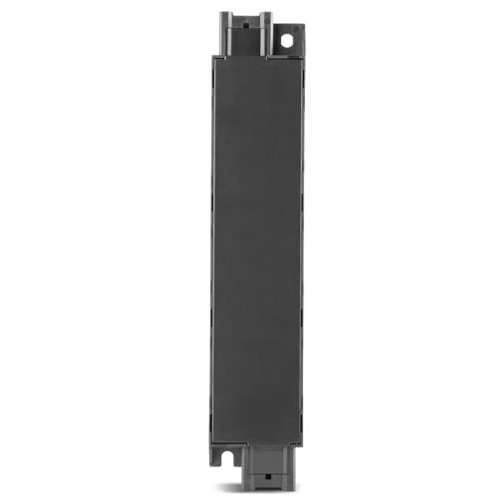 Power seat switch control module back side with mounting tabs, dark gray
