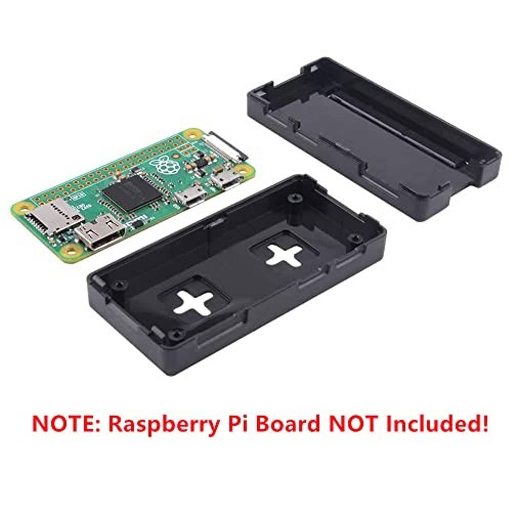 Raspberry Pi Zero 2 W case with circuit board and heat-sink mounting slots