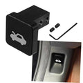 Black hood latch release handle repair kit with mounting block, hex key, and screws