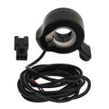 Universal thumb throttle speed controller with black grip and wiring harness