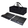 Rubber car wheel ramps with carrying bag; textured anti-slip ramp pair