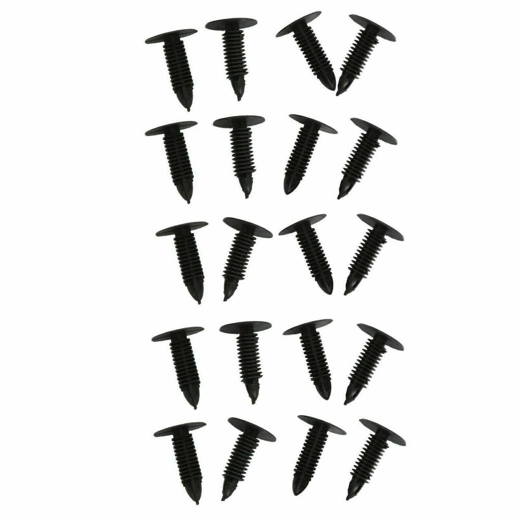 Black mounting screws assortment for golf cart fender flares