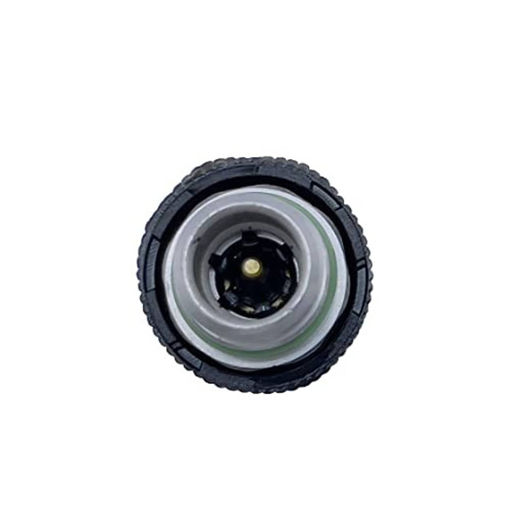 A/C valve core with rubber cap and central brass insert