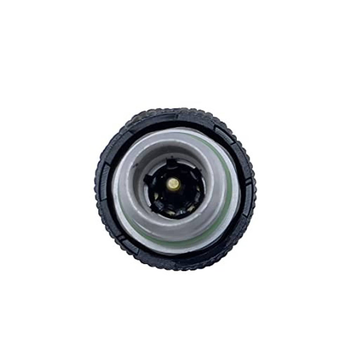 A/C valve core with rubber cap and central brass insert