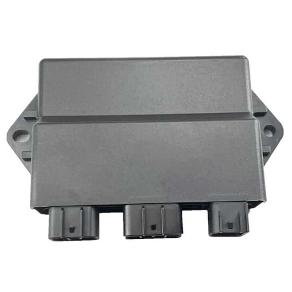 Gray CDI ignition control module box with front pin connector openings