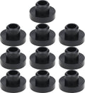 Nitrile rubber fuel tank grommet bushing set, black, for small engine fuel lines