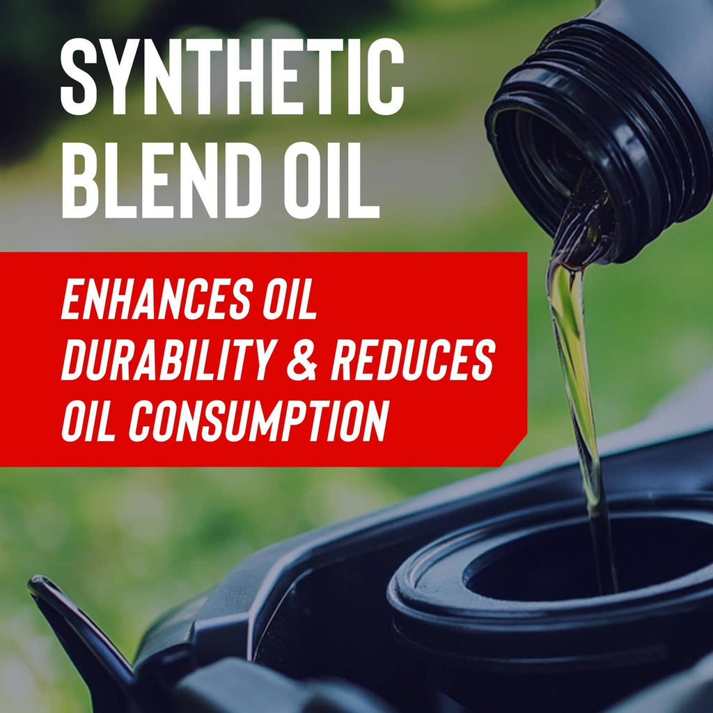 STP synthetic blend small engine 4-cycle oil bottle, SAE 10W-30, 32 fl oz