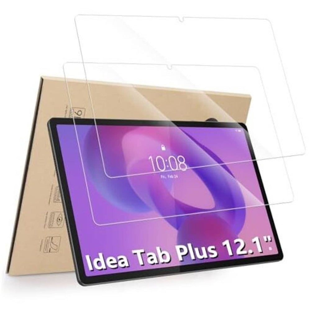 Tablet screen protector 2-pack, clear tempered glass sheets for 12.1-inch screen