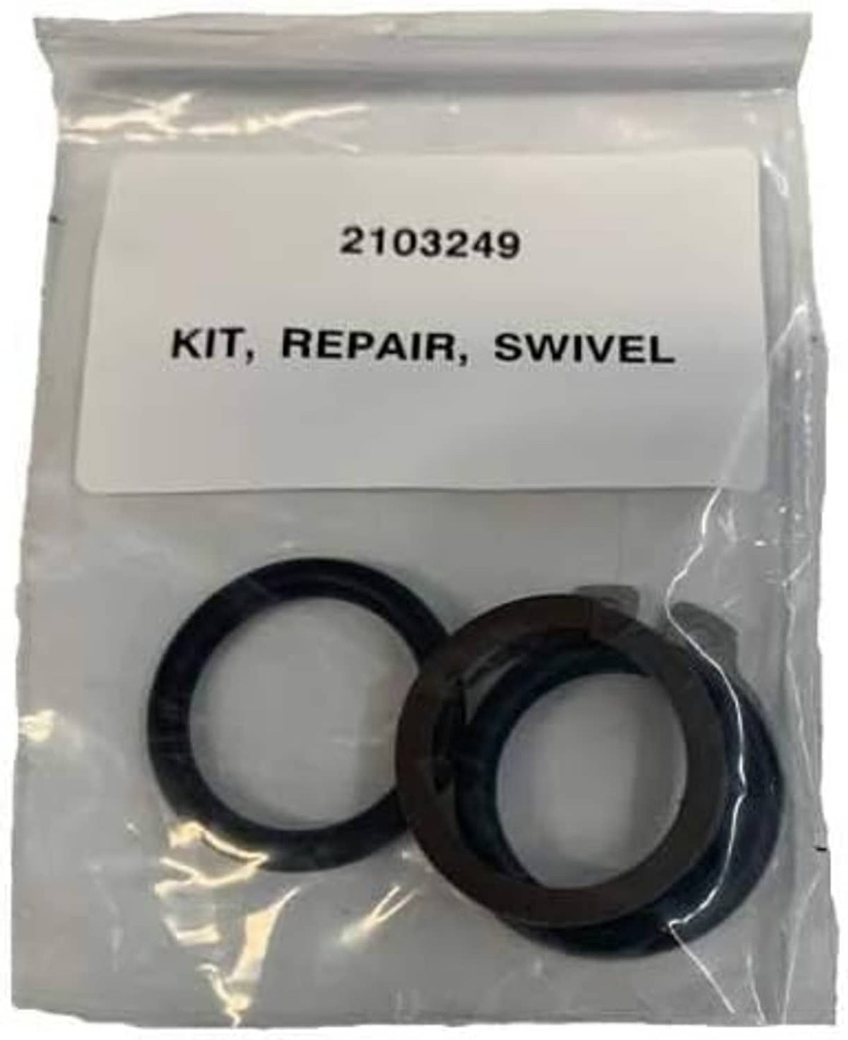 General Pump hose reel swivel repair kit with two black O-rings