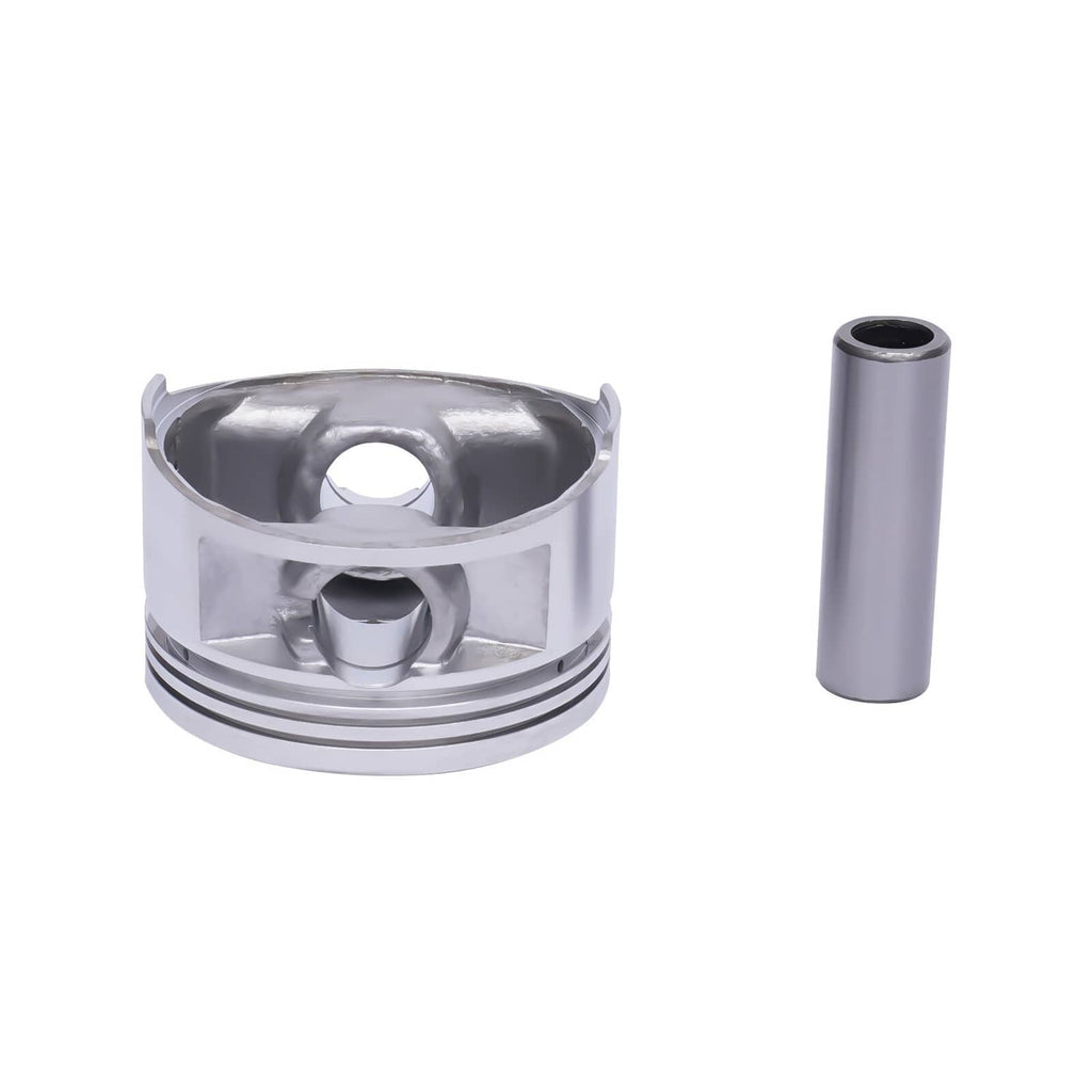 Silver piston with wrist pin and pin sleeve, engine cylinder part