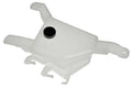 Front coolant reservoir with black cap, mounting arms and outlet ports