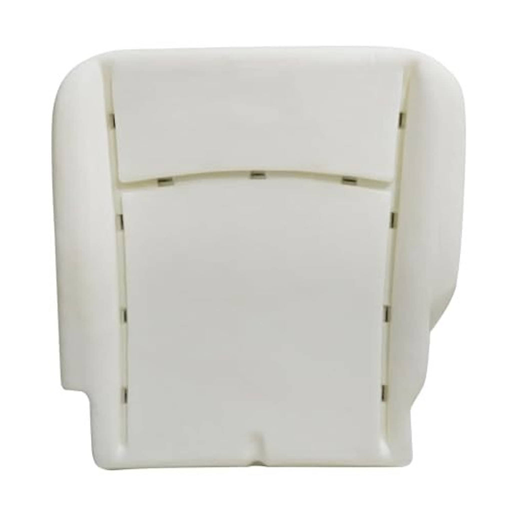 Light beige foam cushion base with molded plastic/metal mounting points