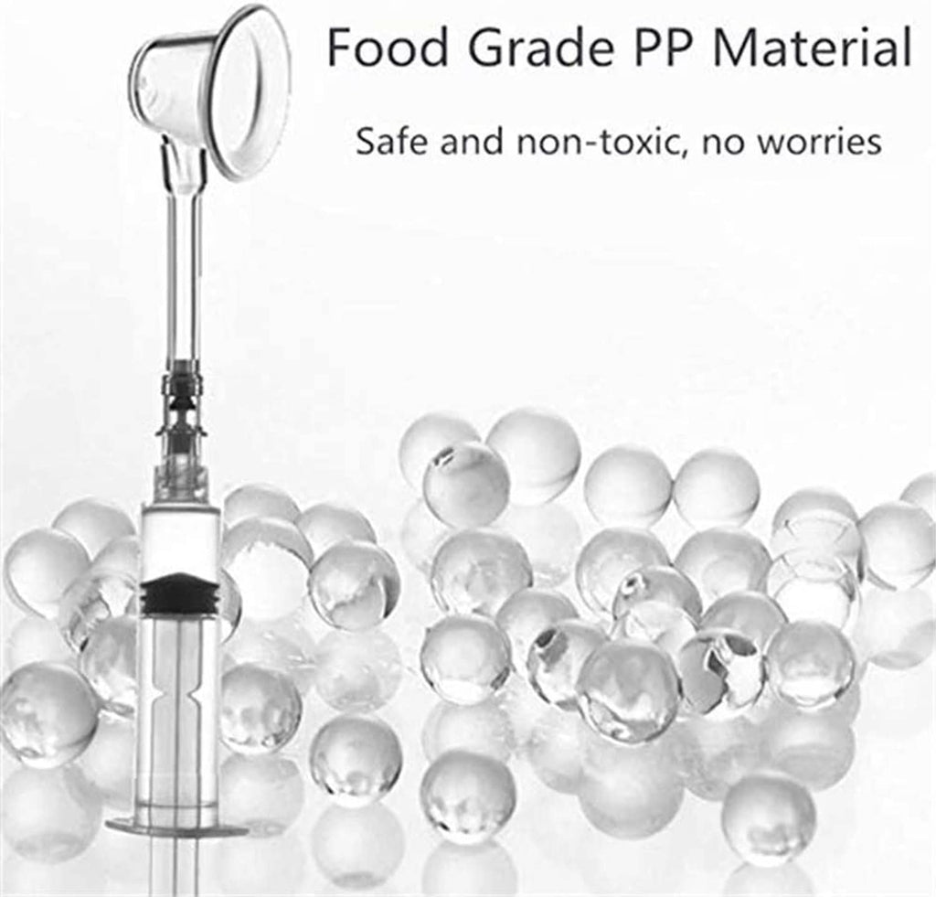 Clear nipple corrector applicator with suction cup tip and transparent tube