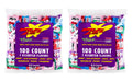 Assorted hard candy bulk bags, 100-count variety, individually wrapped pieces