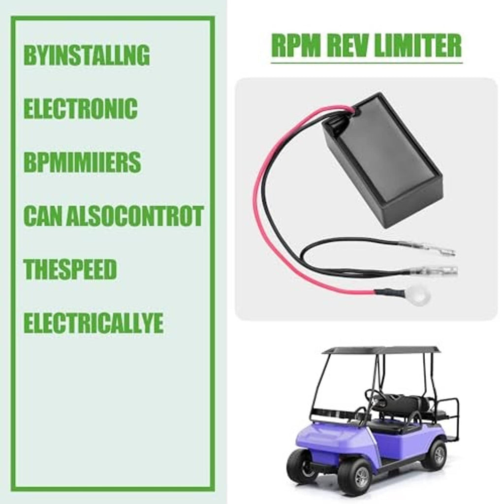 Electronic RPM rev limiter module with wiring harness and ring terminals