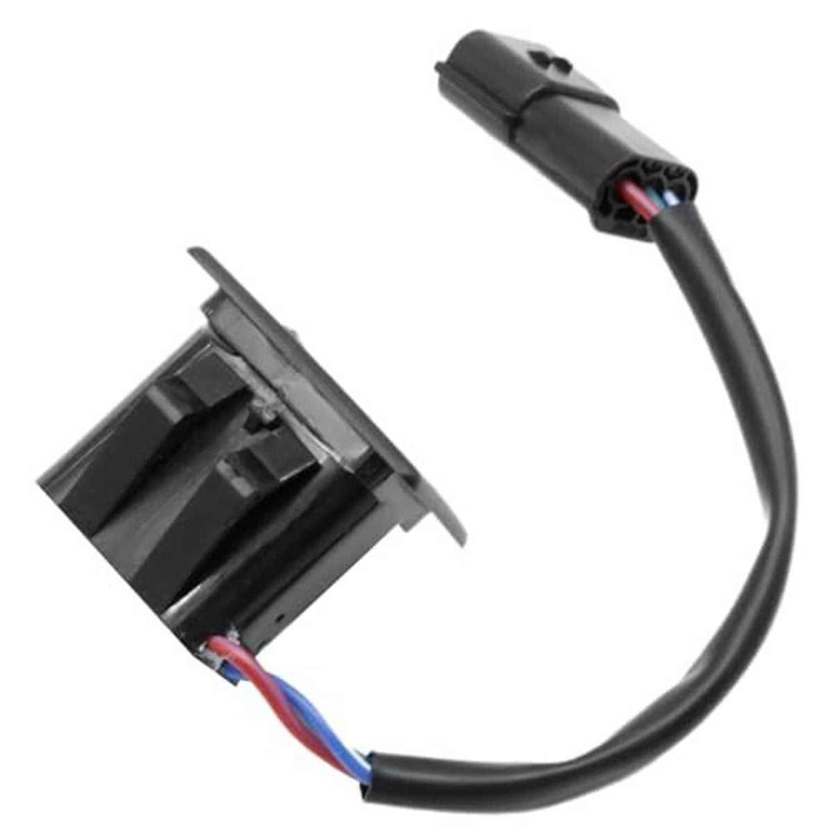 Trim switch housing with wiring terminals and exposed connectors