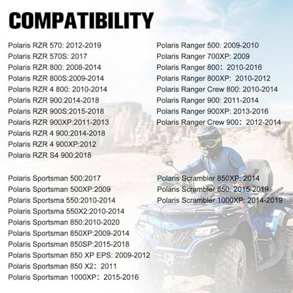 Front ball joint compatibility image featuring a silver housing with black rubber boot