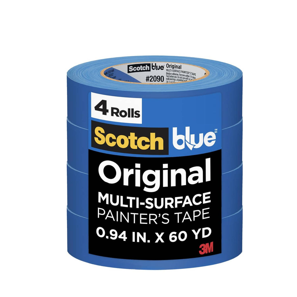 Blue painter's tape roll, ScotchBlue Original multi-surface, 0.94 in width