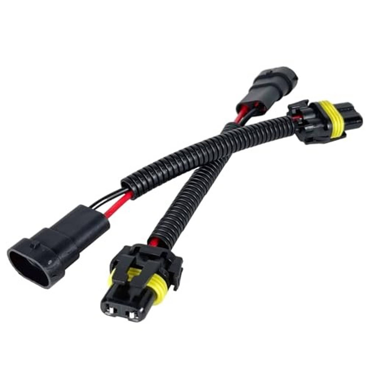 H11 to 9006/9005 exchange connector pigtail wiring harness with plug ends