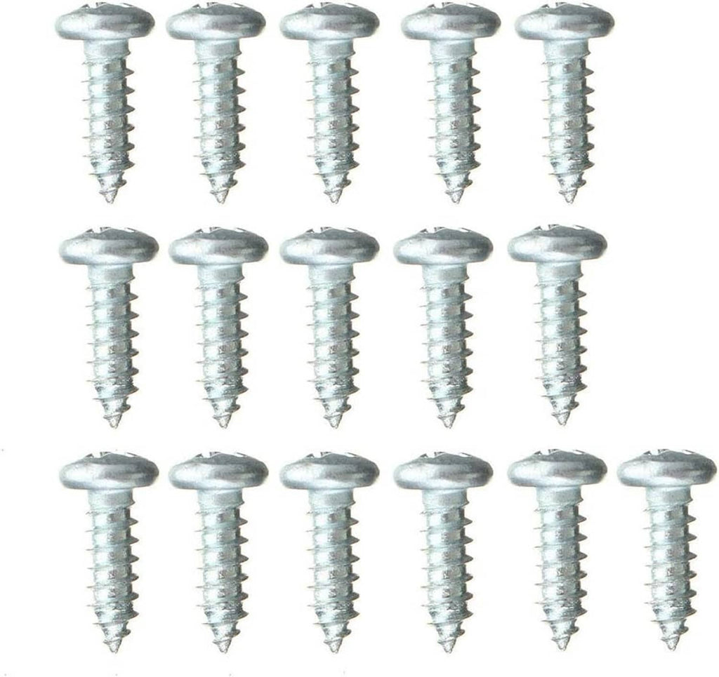 Silver metal screws with full threads, included for anti-slip pad replacement