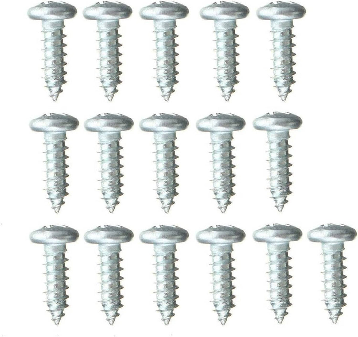 Silver metal screws with full threads, included for anti-slip pad replacement