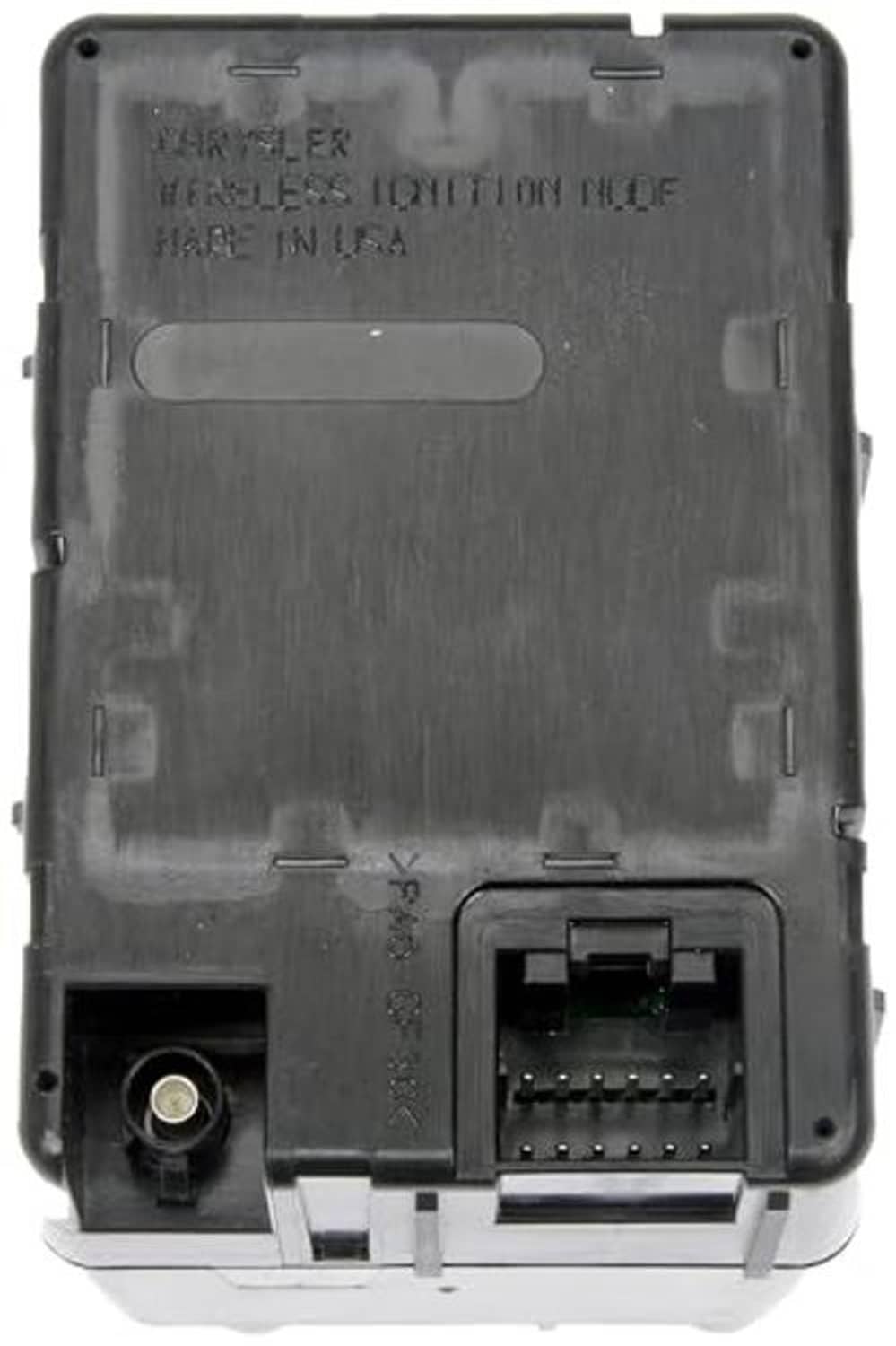 Wireless ignition node module underside view with connector opening