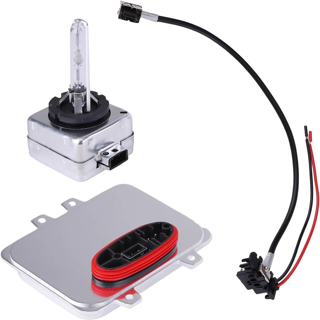 Xenon HID ballast control unit igniter module kit with xenon bulb and wiring connectors