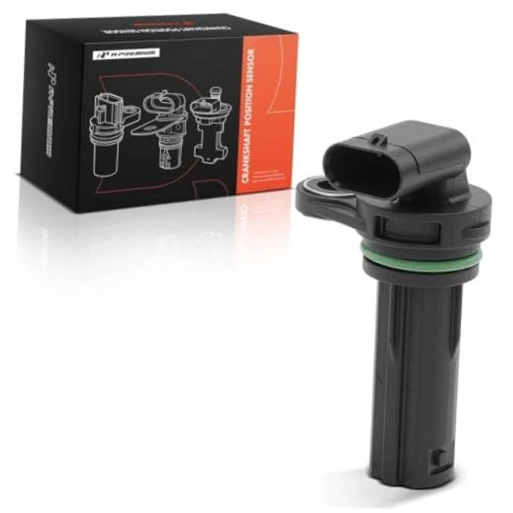 Crankshaft position sensor with black body and green O-ring seal