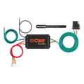 Trailer tail light converter kit with black module and multicolor wiring