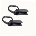 Black brake lever extender pair with loop handles and flat mounting tabs.