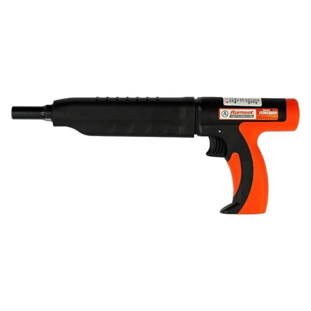 Ramset .22 single-shot trigger tool, black body and orange right-side grip