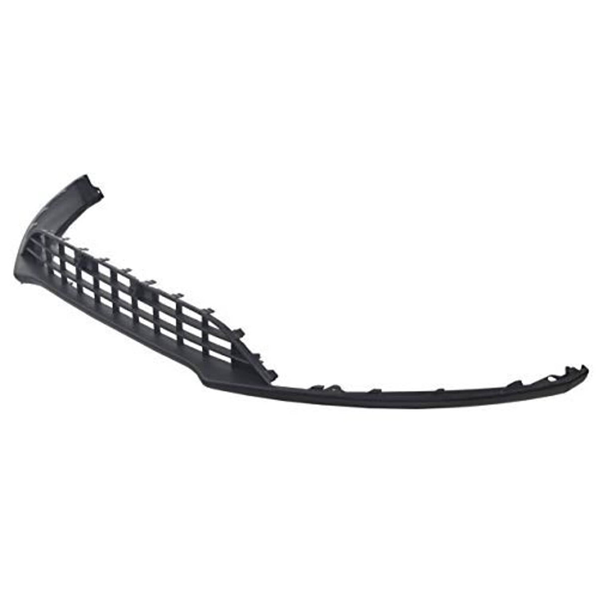 Front bumper lower grill insert, black grille with honeycomb mesh and curved lip