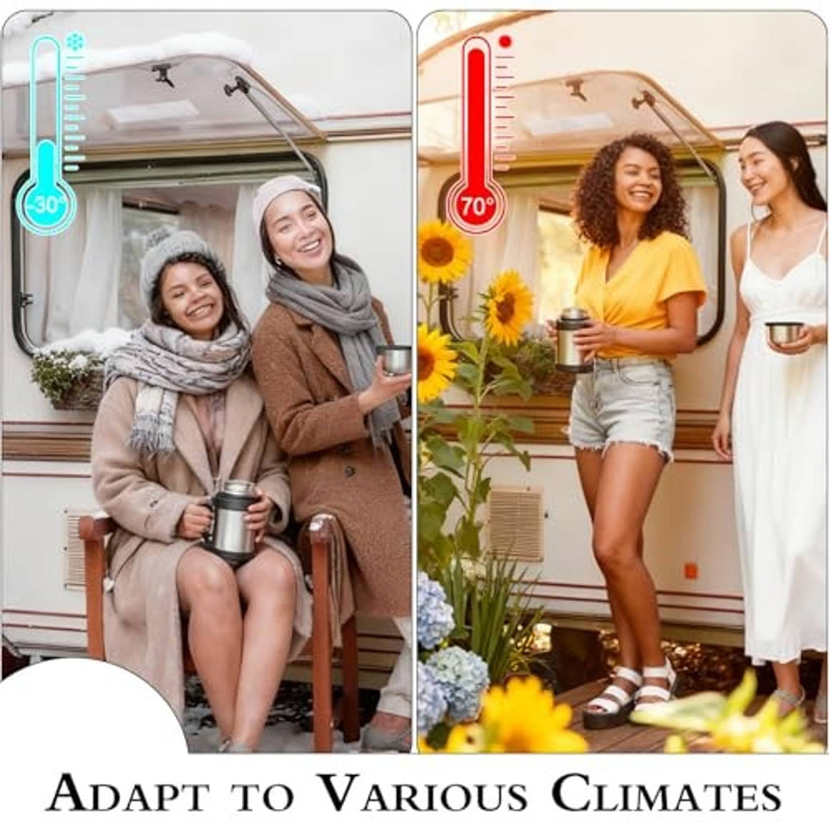 Clear awning repair tape for outdoor use in changing weather conditions