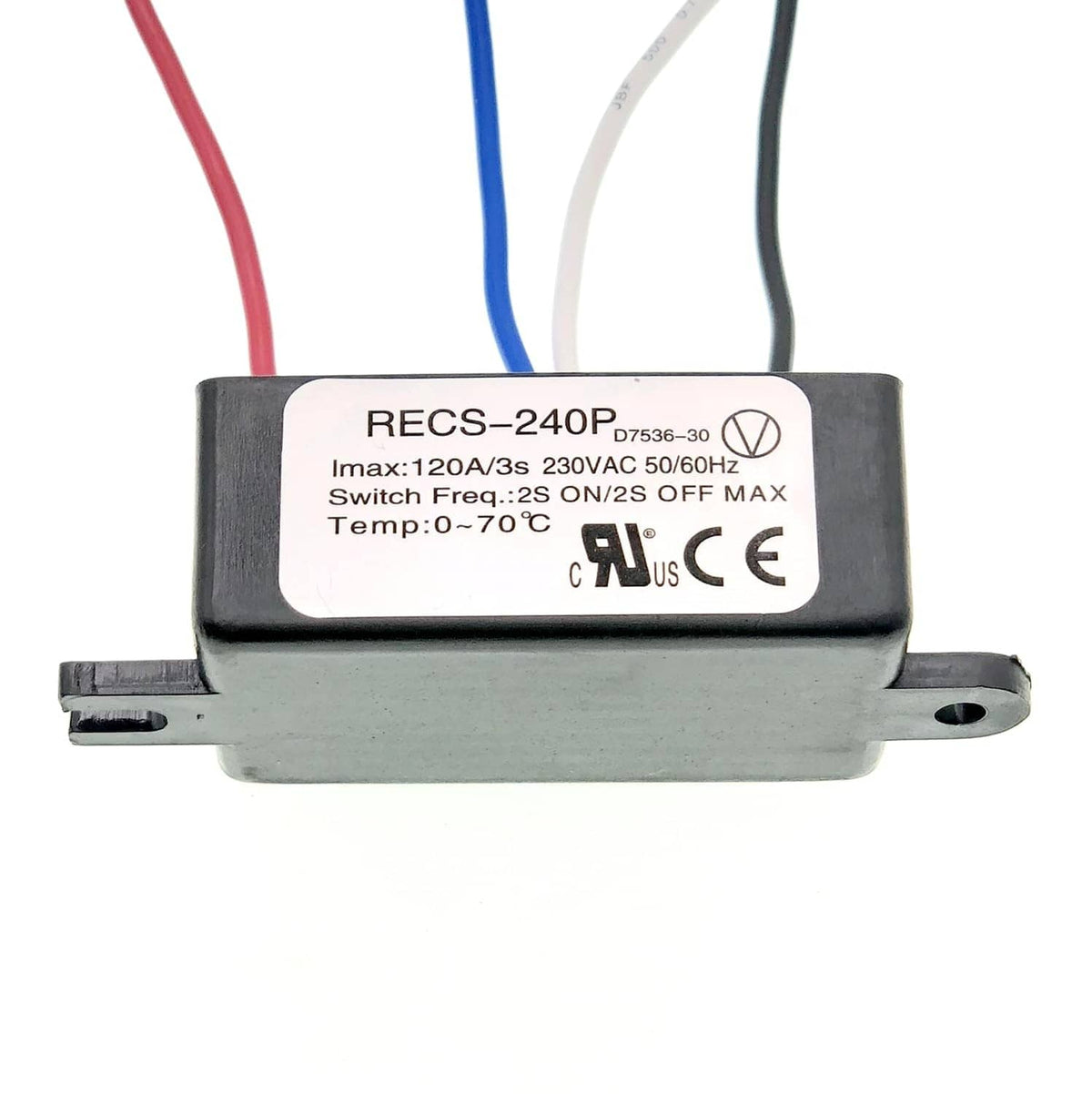 Electronic centrifugal switch oil pump motor with label and mounting holes