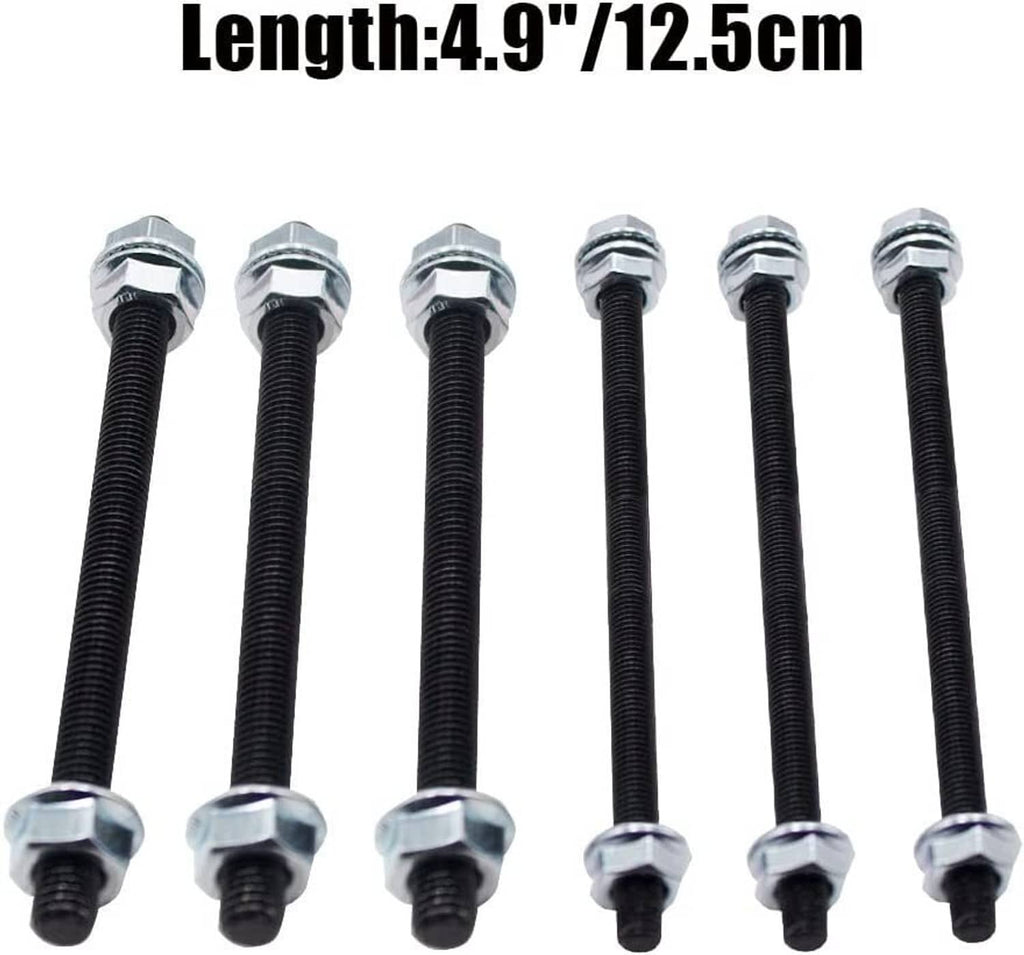 Threaded hex-head bolts for crankcase splitter, 12.5 cm length set
