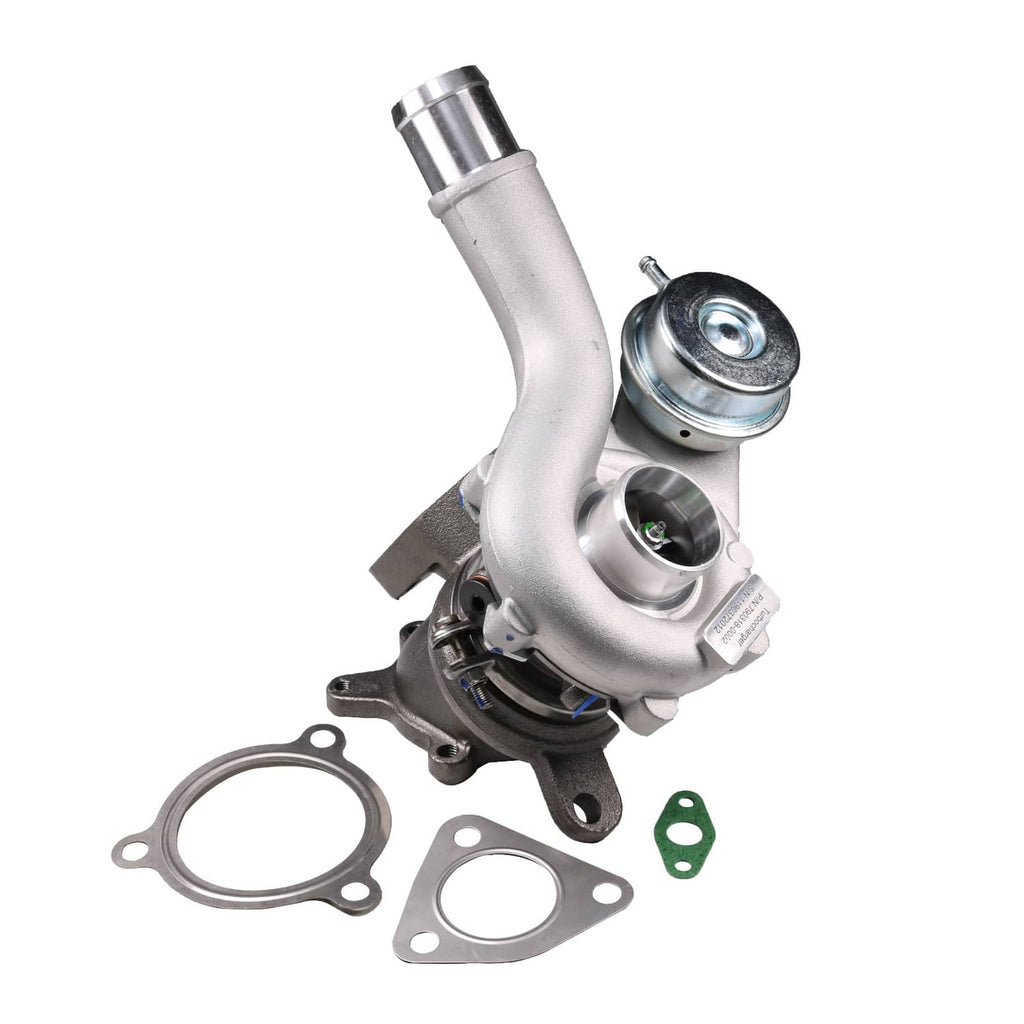 Silver turbocharger assembly with gaskets and round seal rings
