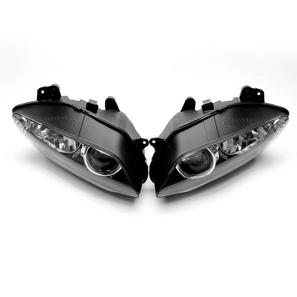 RivetOak YZFR1 Front Headlight W/ Upper Fairing Stay Bracket For Yamaha YZF R1 2004-2006