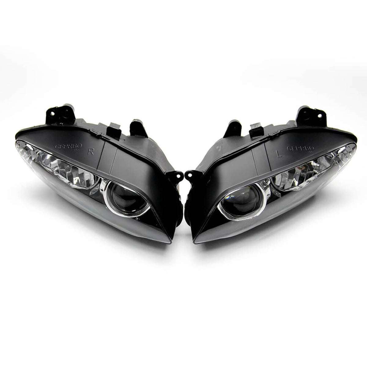 RivetOak YZFR1 Front Headlight W/ Upper Fairing Stay Bracket For Yamaha YZF R1 2004-2006