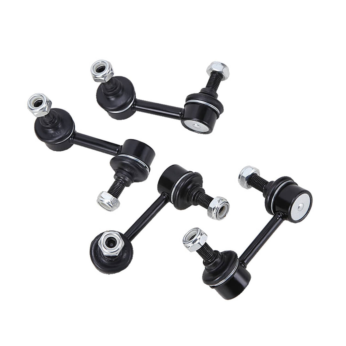 Front suspension control arm kit with ball joints and tie-rod ends