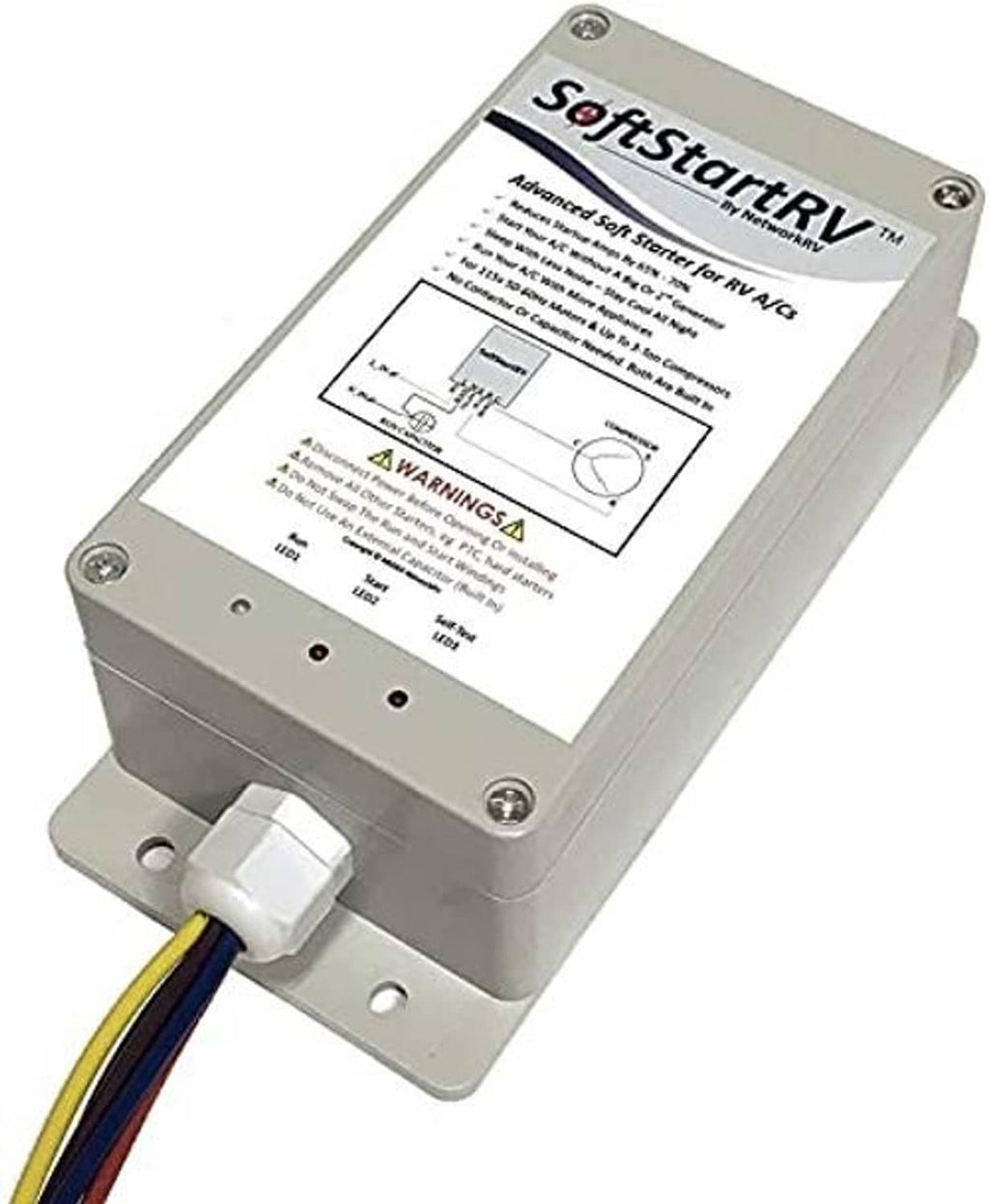 SoftStartRV RV air conditioner soft start unit with side wiring connector