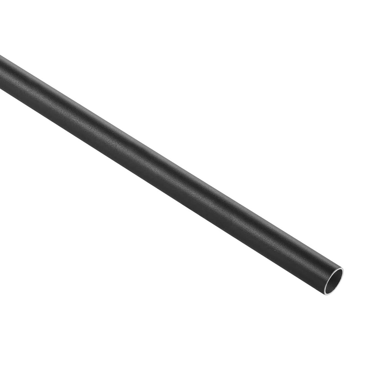 Aluminum deck railing baluster tube, dark round post