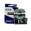 Label tape supply cartridge with tape roll, black text on white, 36mm