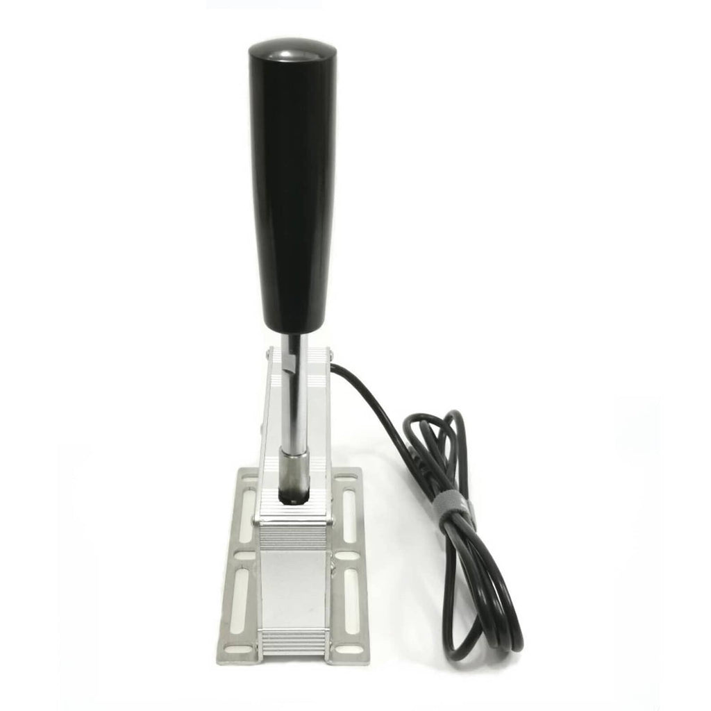 USB sequential shifter controller with black knob and attached power cable
