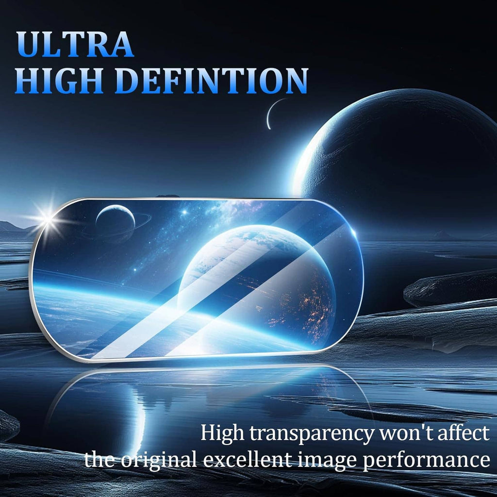 Ultra-clear tempered glass camera lens protector for phone rear lens area