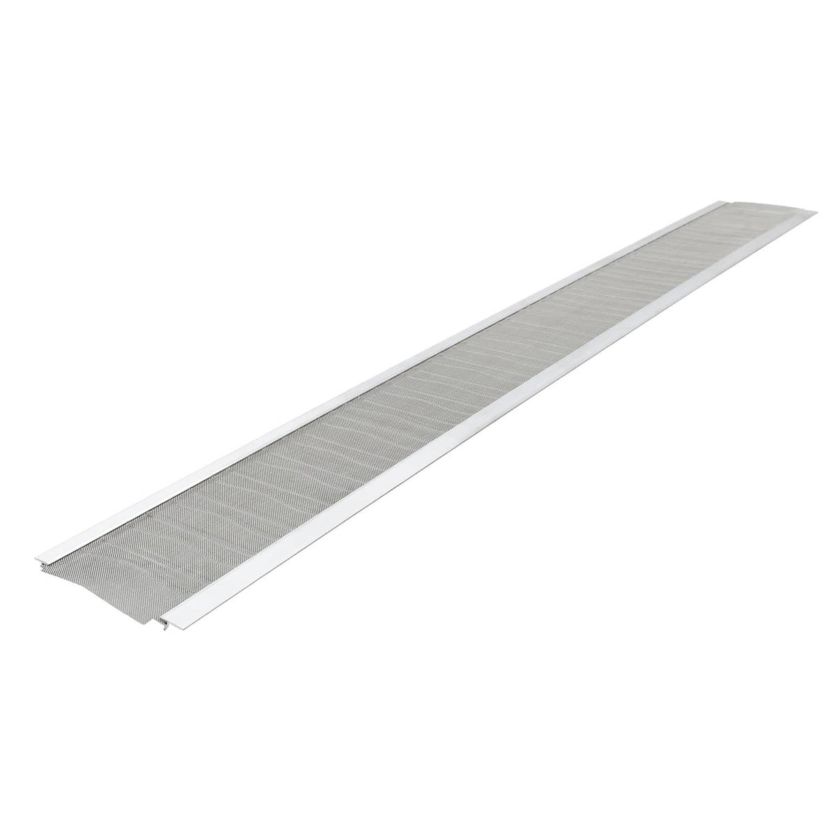 6-inch aluminum gutter leaf guard cover with steel mesh, long strip