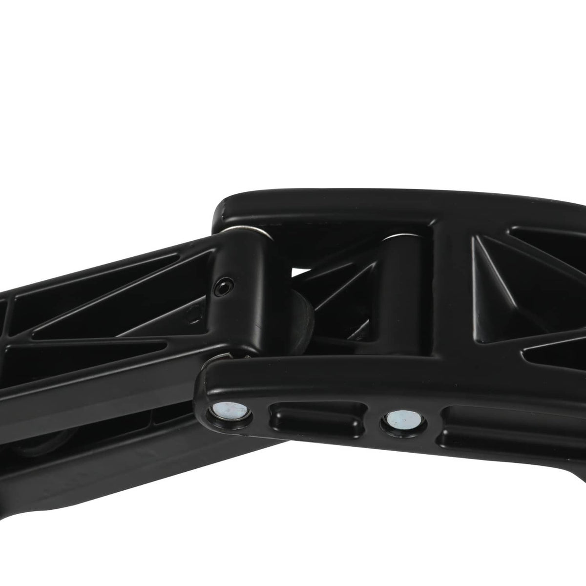 Black metal pivot bracket for retractable rear tailgate step